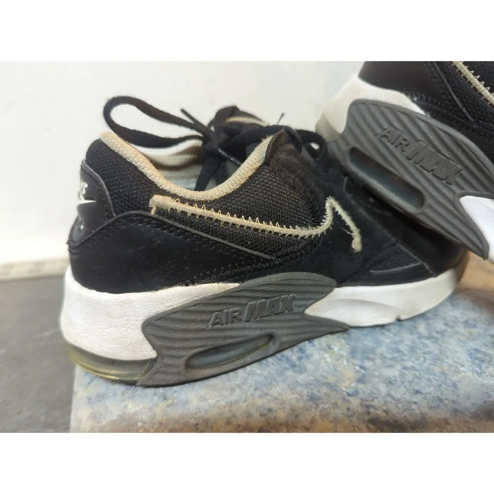 Nike Air Max Plus Tn Shoes Youth Size 4.5Y Black Mesh Sneakers 655020-058